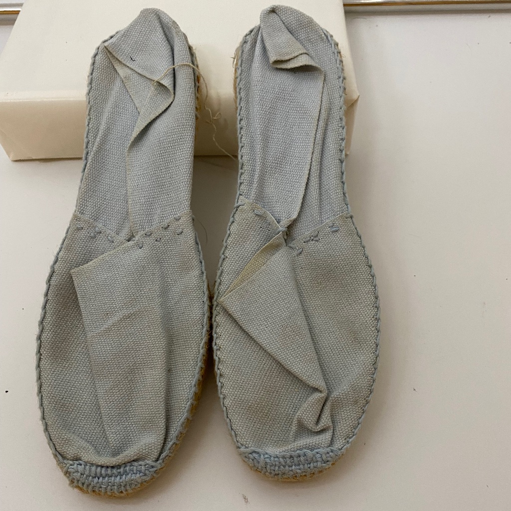 Pale Blue Espadrilles Size 38